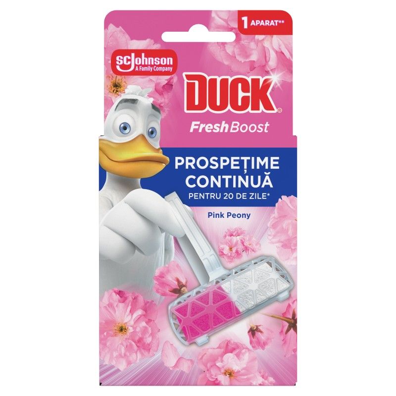 DUCK FRESH BOOST Тоалетно блокче флорал, 16гр.
