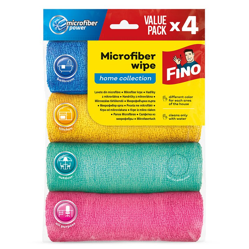 FINO HOME COLLECTION Микрофибърни кърпи, 4 бр.