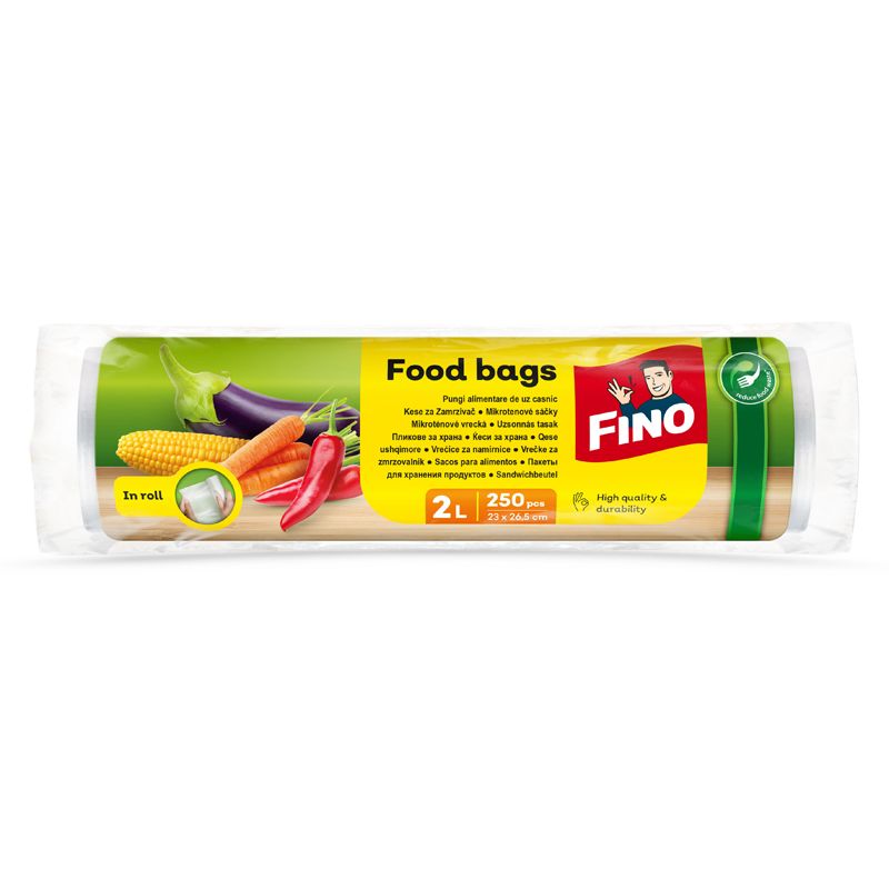 FINO Пликове за храна 2 л. ролка, 250 бр.
