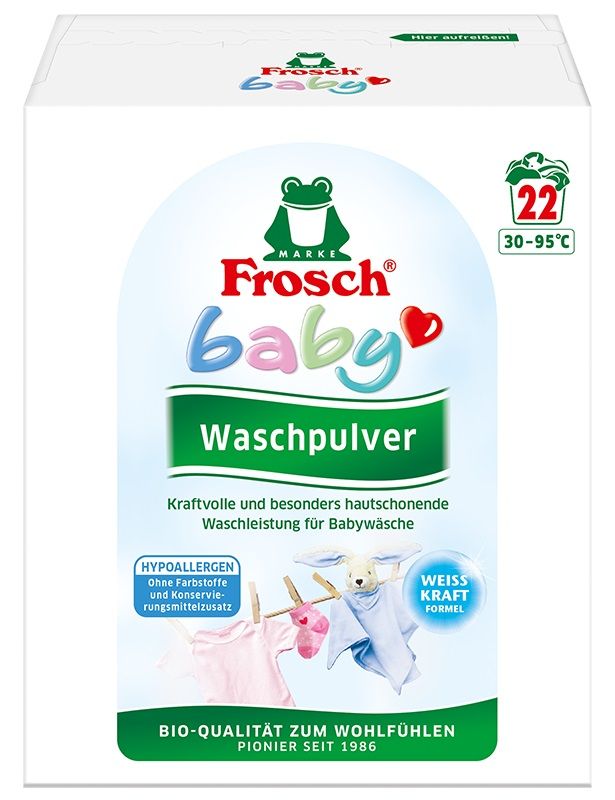 FROSCH BABY Прах за пране, 22 пранета