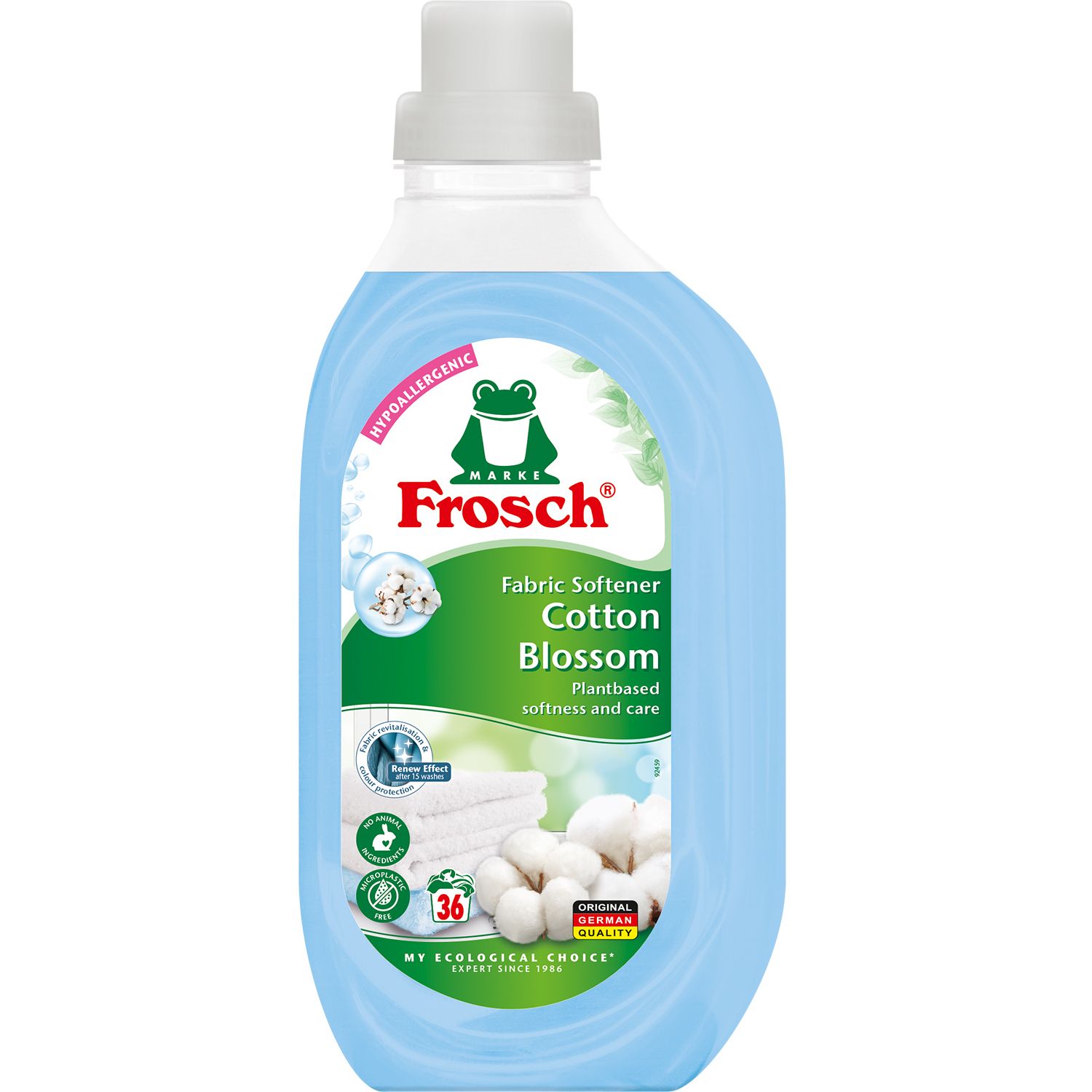 FROSCH Омекотител за дрехи памук, 900мл.