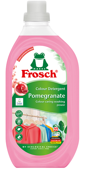 FROSCH Течен перилен препарат колор с нар за 22 пранета, 1.5 л.