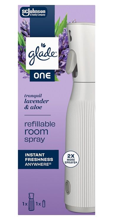 GLADE ONE REFILL SPRAY Спрей ароматизатор с пълнител лавандула и алое