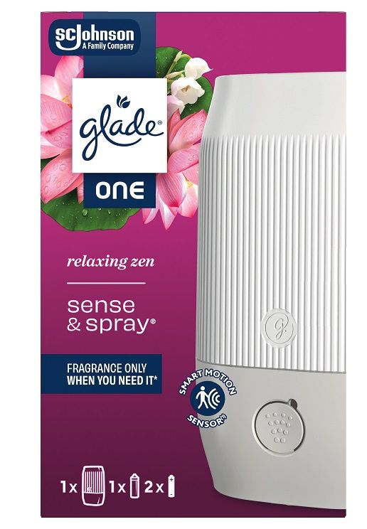 GLADE ONE SENSE & SPRAY Сензорен ароматизатор с пълнител релакс, 10мл.
