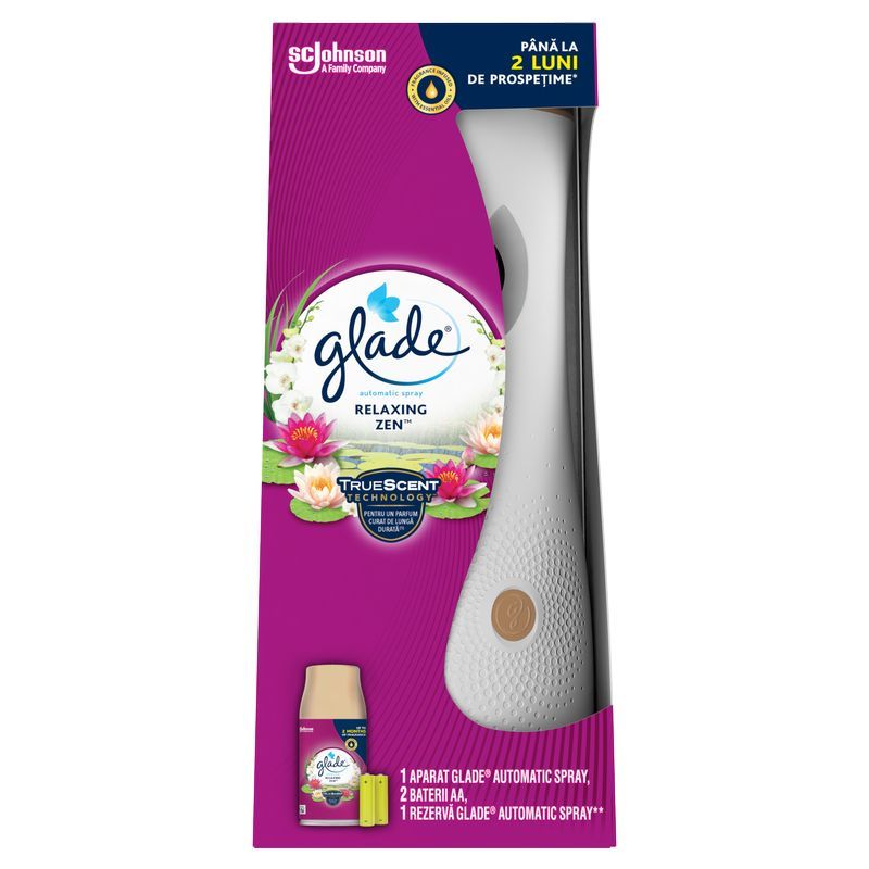 GLADE RELAXING ZEN Автоматичен ароматизатор за въздух, 269 мл.