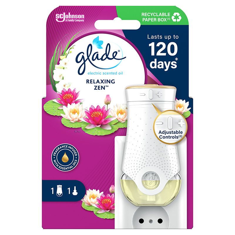 GLADE RELAXING ZEN Електрически ароматизатор, 20мл