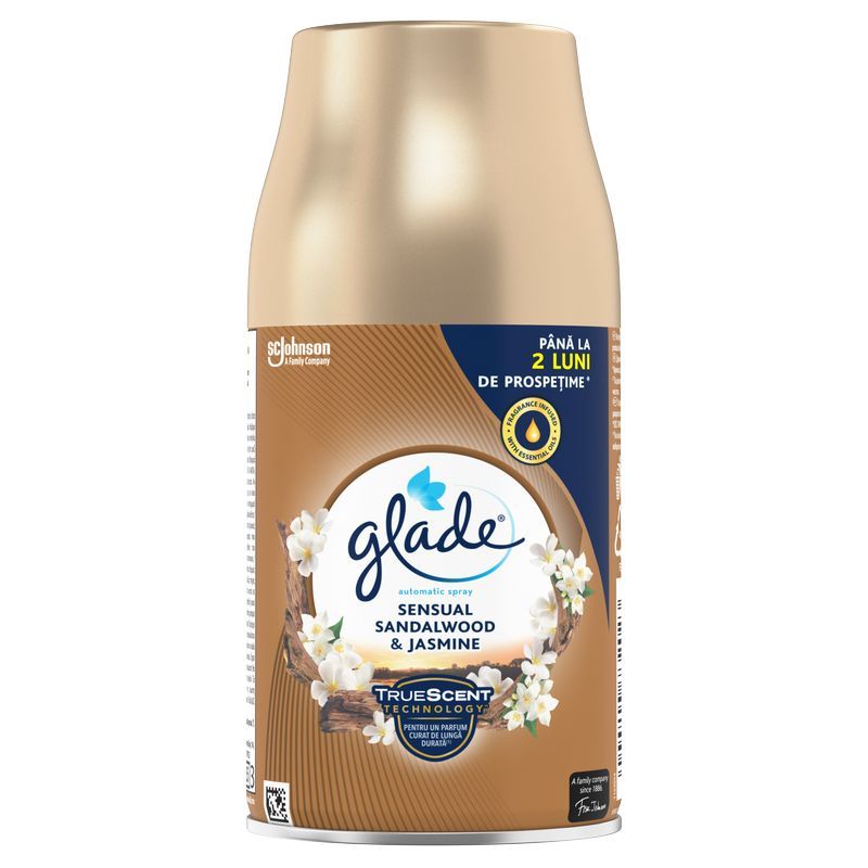 GLADE SENSUAL SANDALWOOD&JASMINE Пълнител за автоматичен ароматизатор, 269 мл