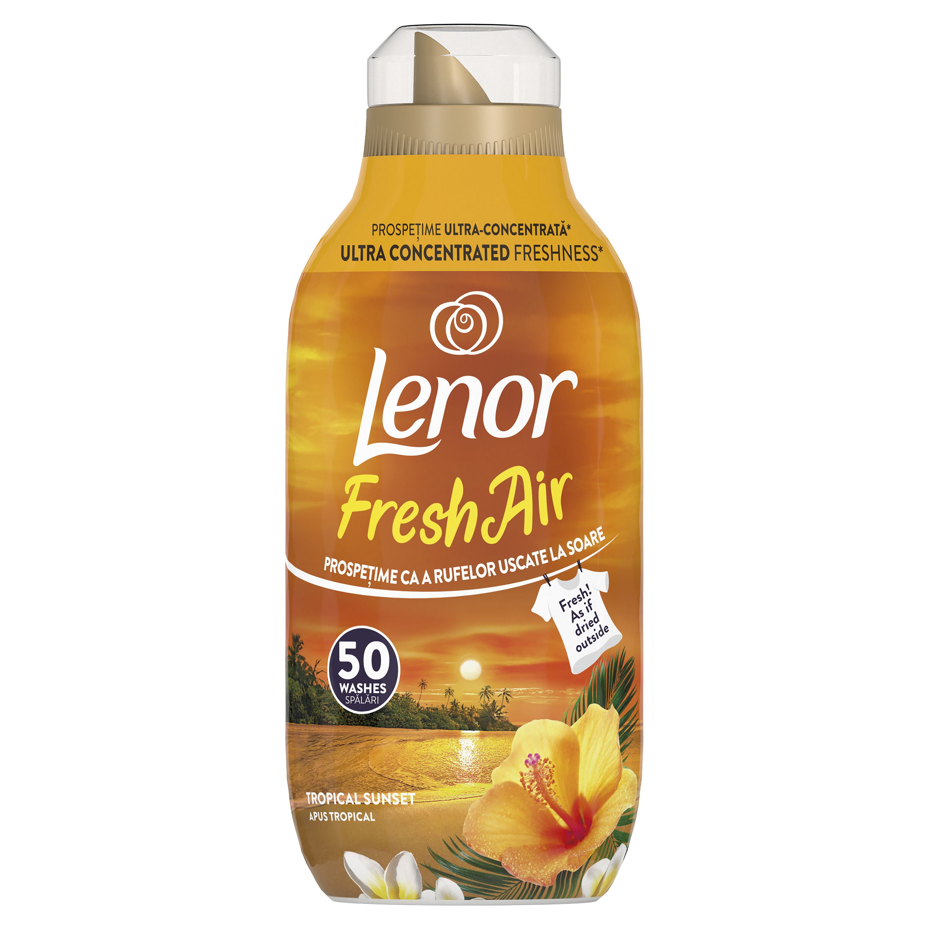 LENOR Fresh Air Tropical Sunset Омекотител за пране, 50 пранета