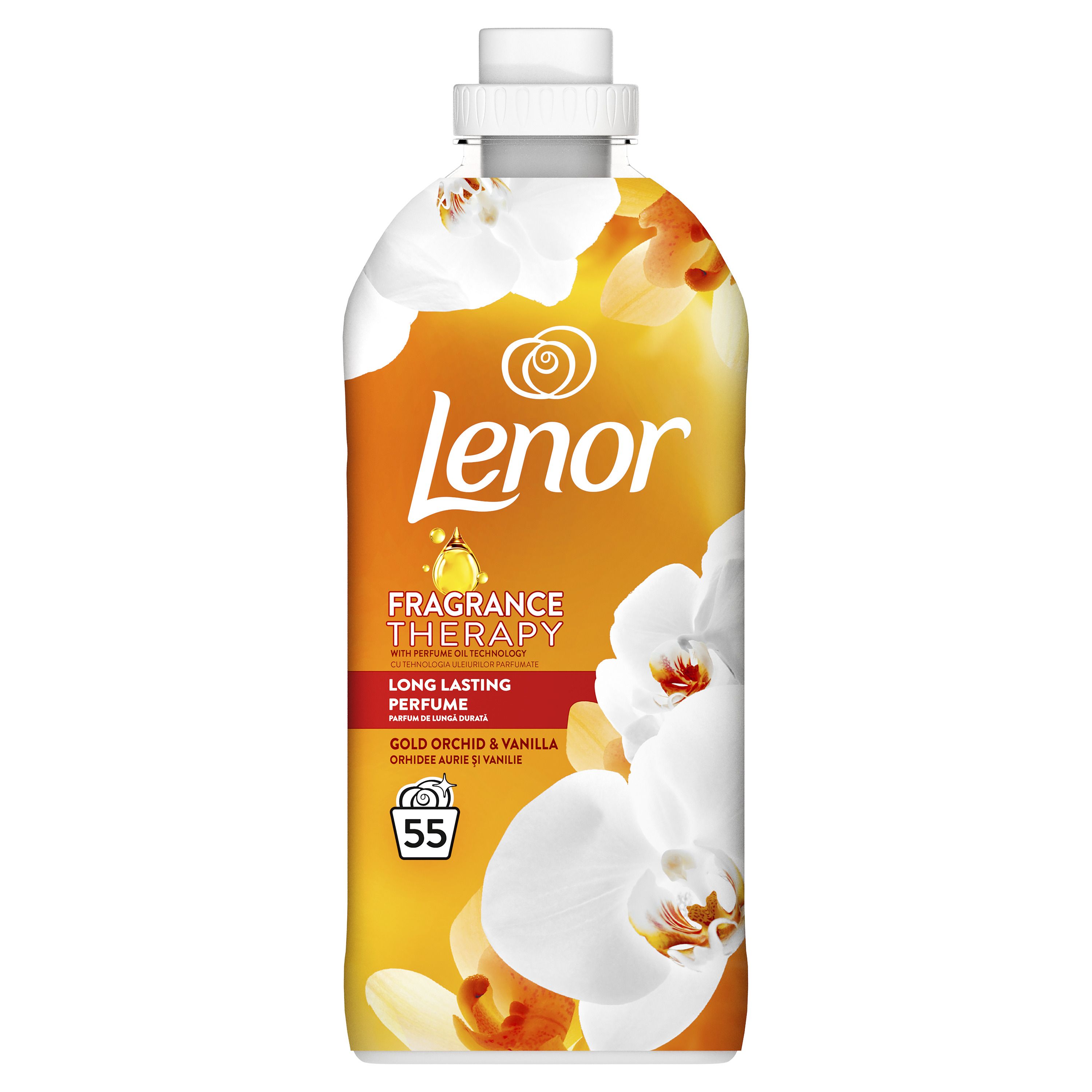 LENOR ORCHID &VANILLA Омекотител, 55 пранета