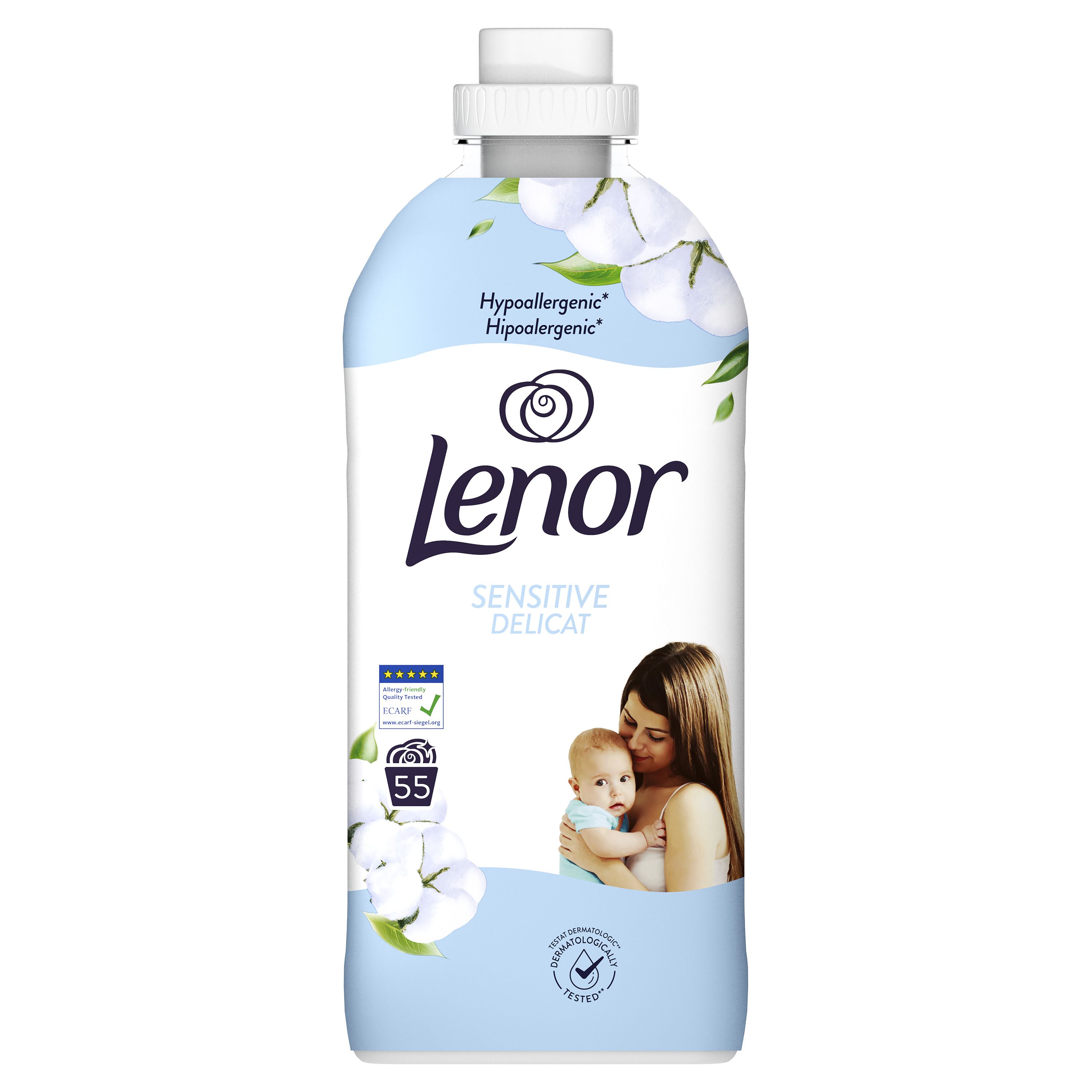 LENOR  SENSITIVE Омекотител, 55 пранета