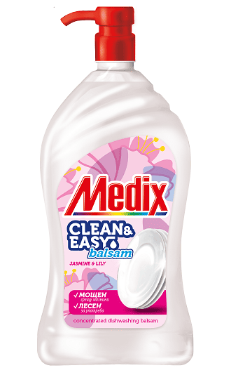 MEDIX CLEAN & EASY Балсам за съдове жасмин, 800мл.