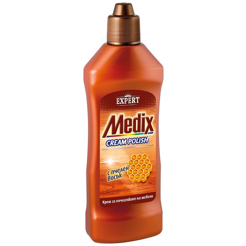 MEDIX EXPERT CREAM POLISH Крем за почистване на мебели с пчелен восък, 250 мл.