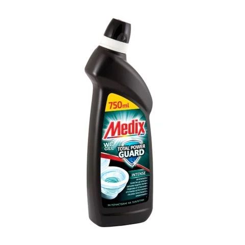 MEDIX WC GEL TOTAL POWER GUARD Intense (черен), 750 мл
