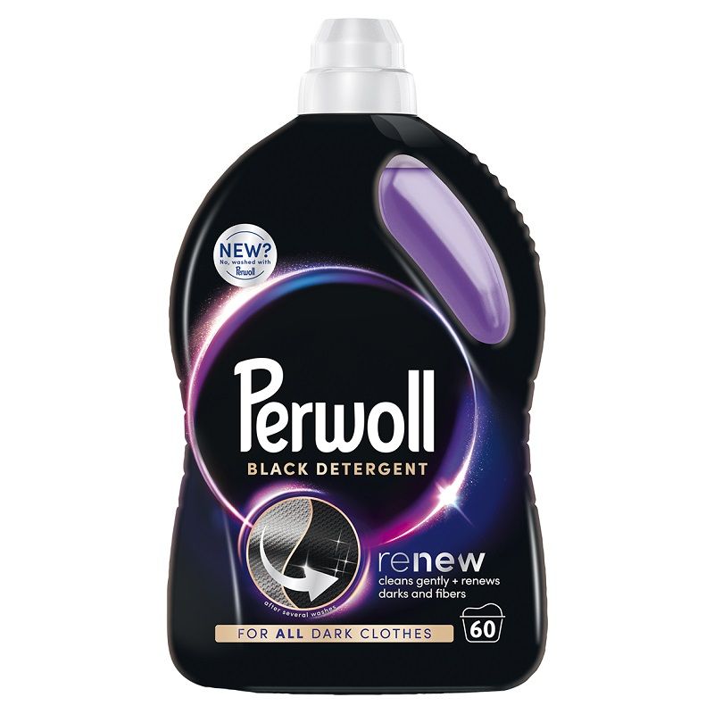 PERWOLL RENEW BLACK Гел за пране за тъмни тъкани, 60 пранета