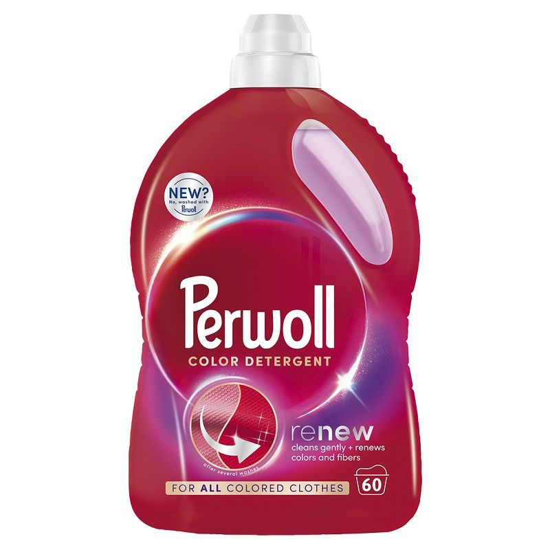 PERWOLL RENEW COLOR  Гел за пране за цветни тъкани, 60 пранета