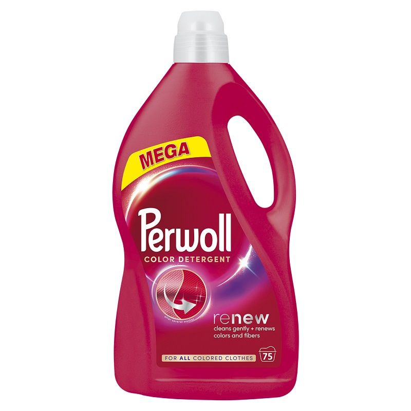 PERWOLL RENEW Гел за пране на цветни дрехи, 75 пранета