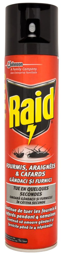 RAID Спрей против пълзящи насекоми, 400 мл.