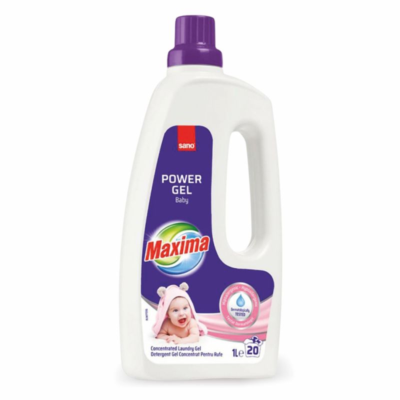 SANO MAXIMA BABY Гел за пране на бебешки дрехи, 20 пранета, 1 литър