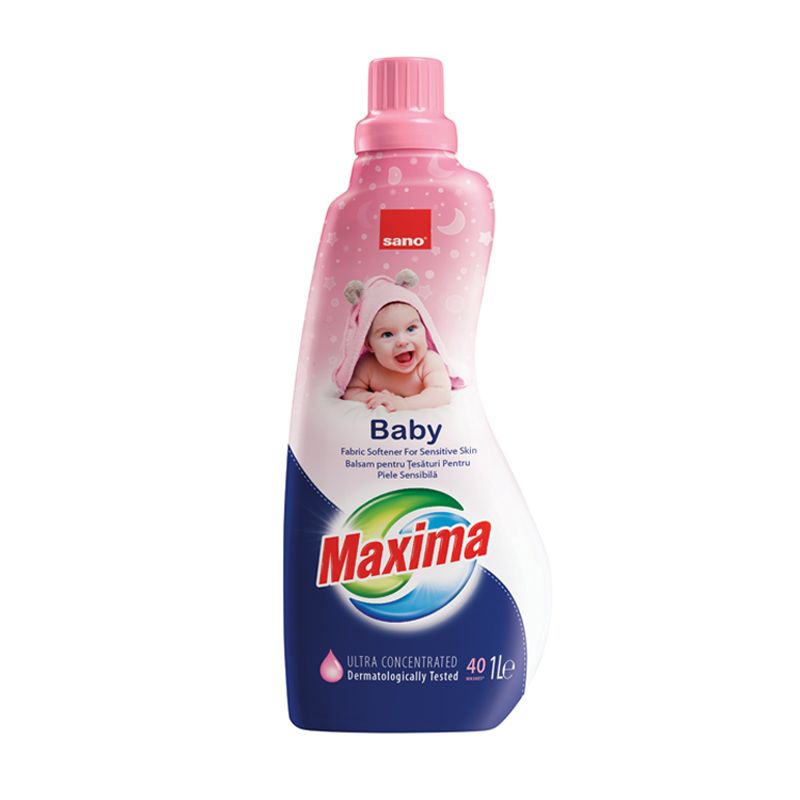 SANO MAXIMA BABY Омекотител ултра концентрат,40 пранета, 1л.