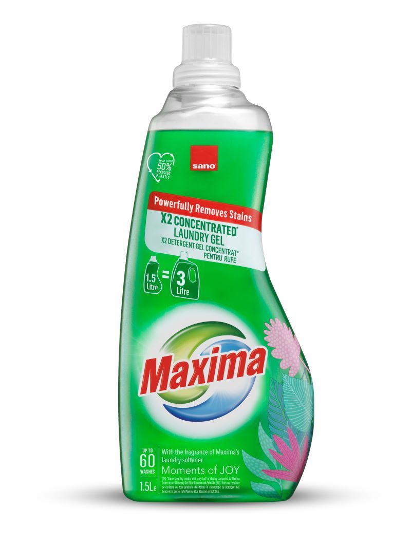 SANO MAXIMA MOMENTS OF JOY Концентриран гел за пране, 1,5л.