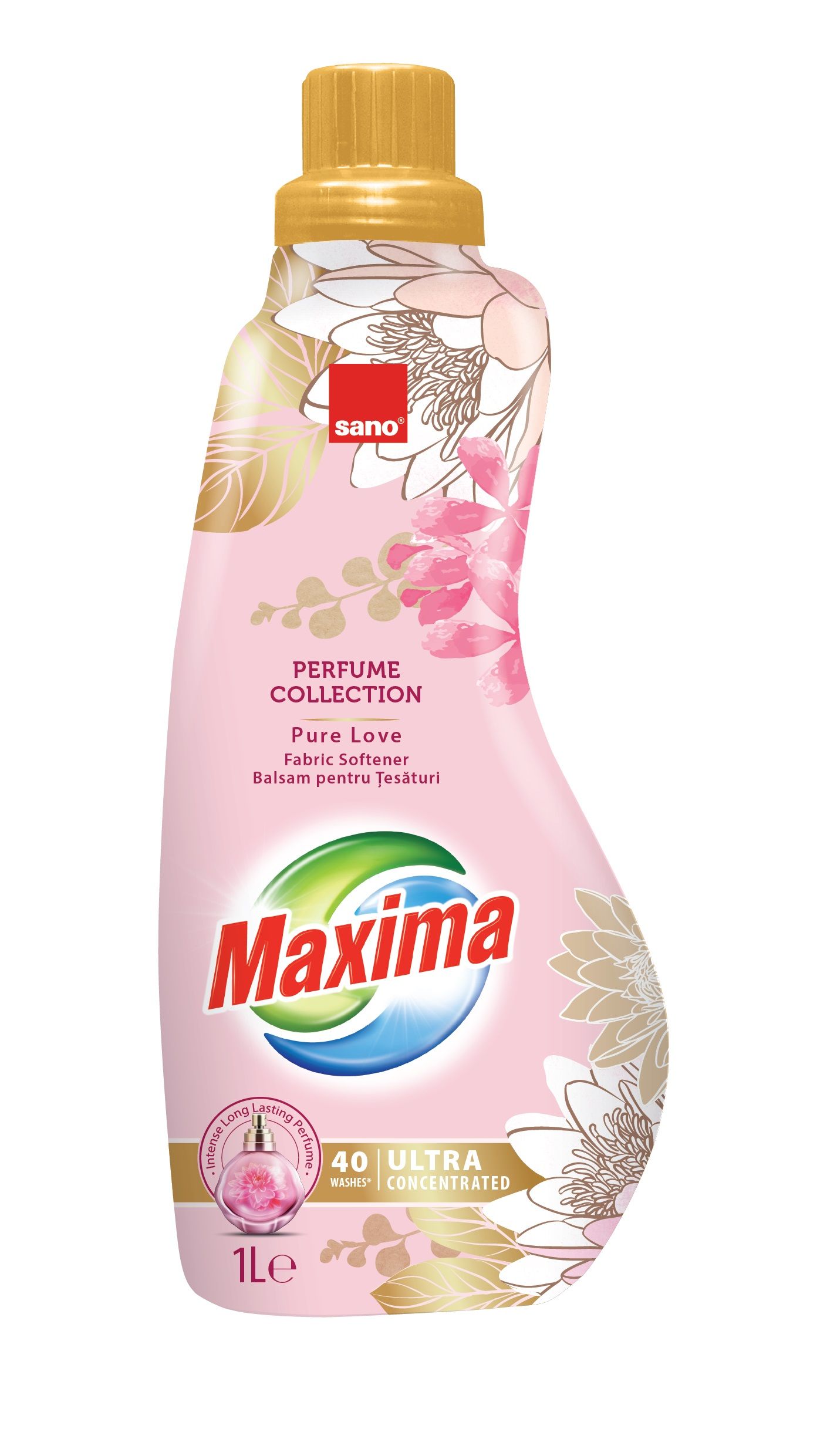 SANO MAXIMA PURE LOVE Концентрат омекотител, 40пр.