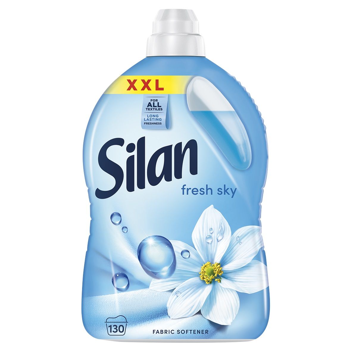 SILAN  Омекотител за дрехи Classic Fresh Sky 2,86л, 130 пранета