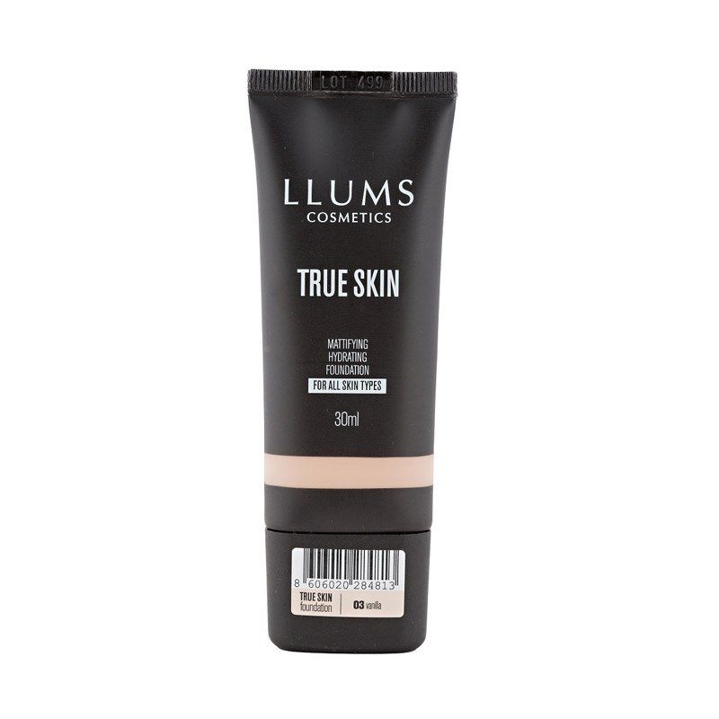 LLUMS TRUЕ SKIN Фон дьо тен тубичка ванилия