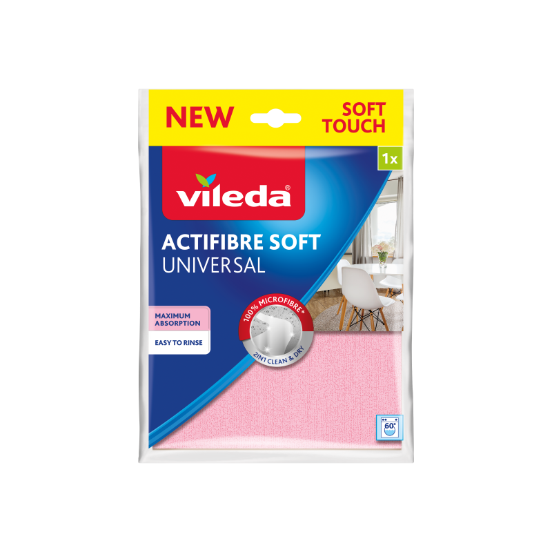 VILEDA ACTIFIBRE SOFT Микрофибърна кърпа, 1 бр.