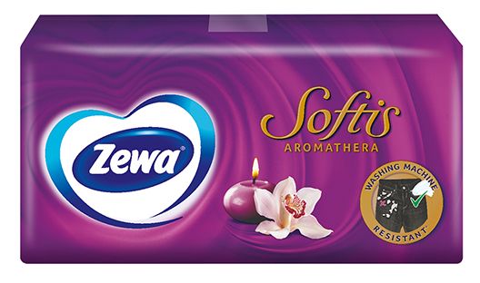 ZEWA SOFTIS AROMATHERA Носни кърпи 4 пласта, 1 бр.