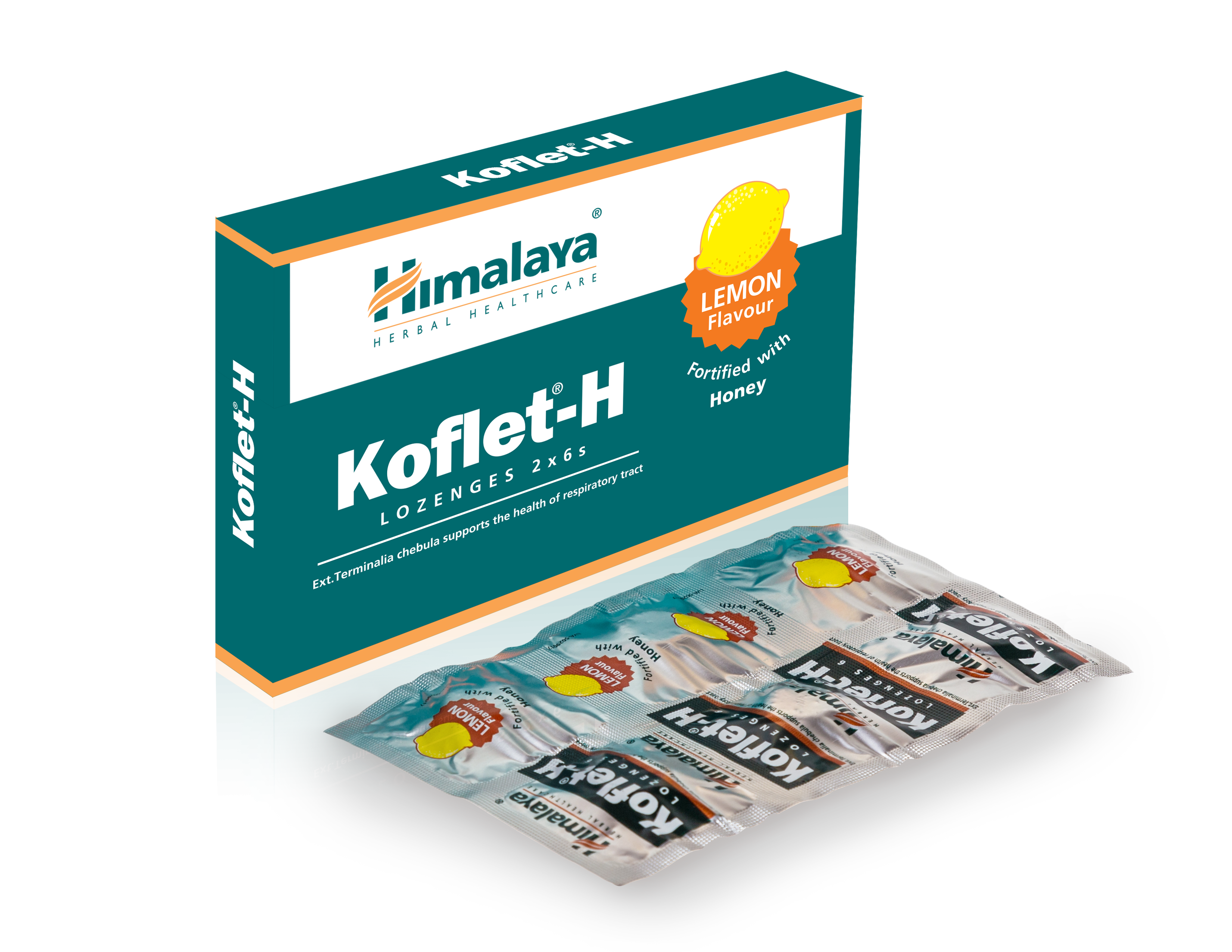 HIMALAYA Дражета за гърло с мед и лимон, 12 бр.
