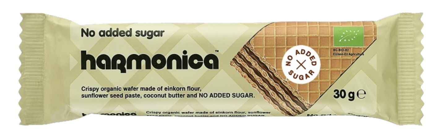 HARMONICA Био вафла без добавена захар, 30 г