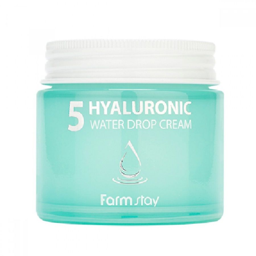 FARMSTAY  HYALURONIC5 WATER DROP CREAM Крем за лице с 5 хиалуронови киселини от различни размери