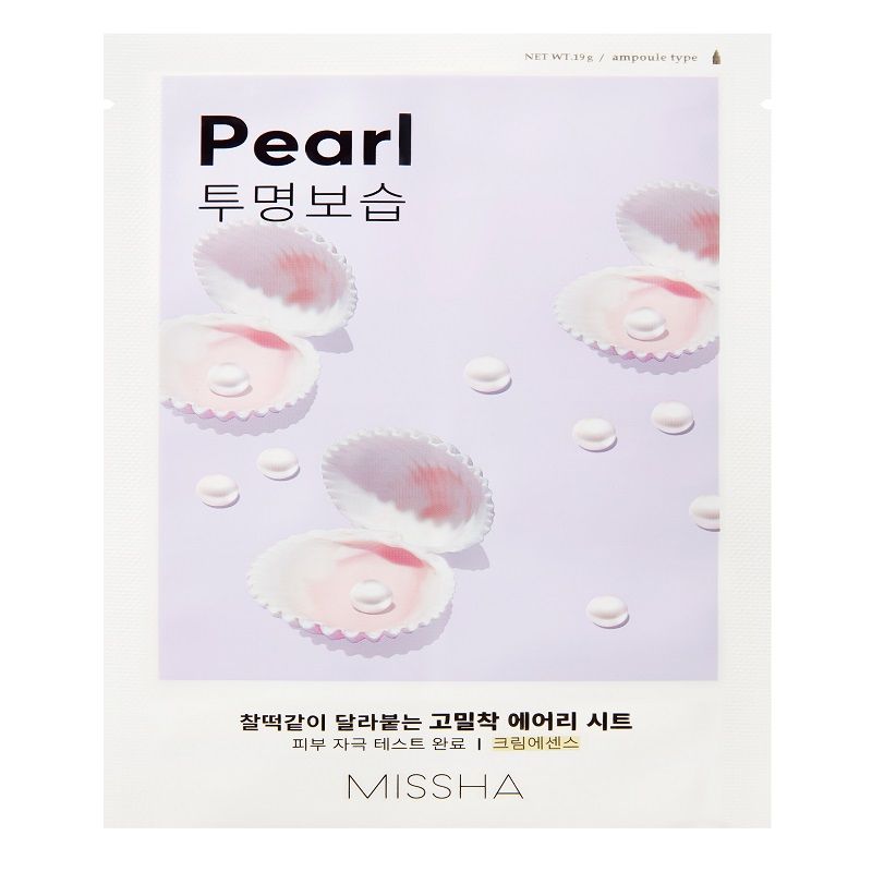 MISSHA AIRY FIT  Лист маска за лице перла, 19 г