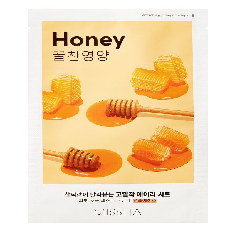 MISSHA AIRY FIT Лист маска за лице с мед, 19 г.