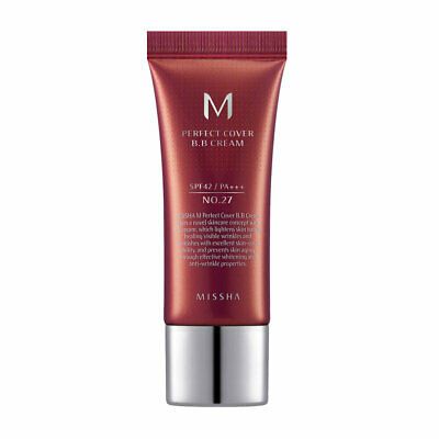 MISSHA M PERFECT COVER BB Крем spf42 No.27/Honey Beige, 20 мл.