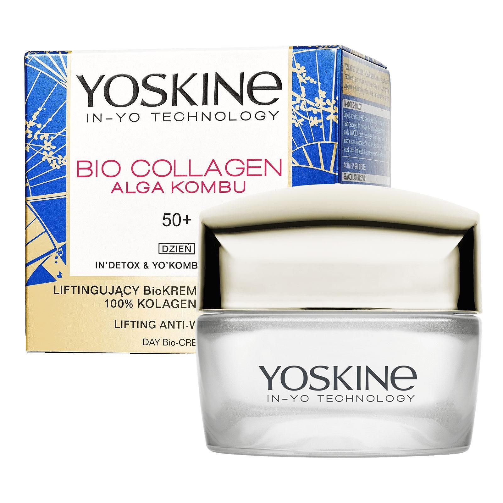 YOSKINE BIO COLLAGEN Дневен крем против бръчки 50+, 50мл