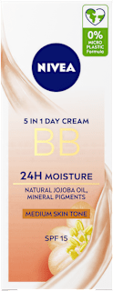 BB крем за лице 5 в 1 - среден тон, 50 ml