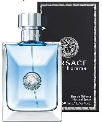 VERSACE POUR HOMME Мъжка тоалетна вода, 50мл.