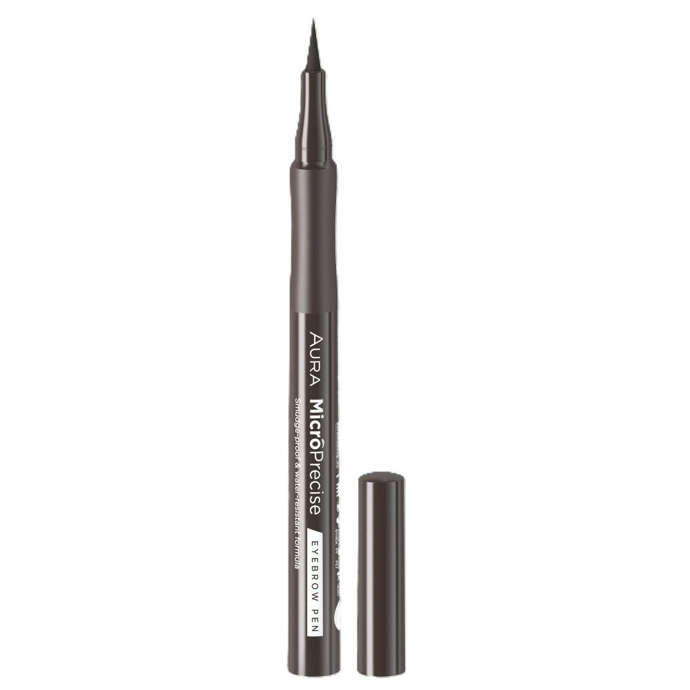 AURA MICRO PRECISE Флумастер за вежди, 03 Ebony