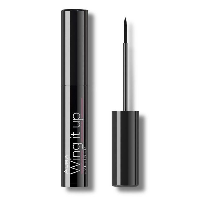 AURA WING UP IT UP Течна очна линия BLACK, 6 мл.