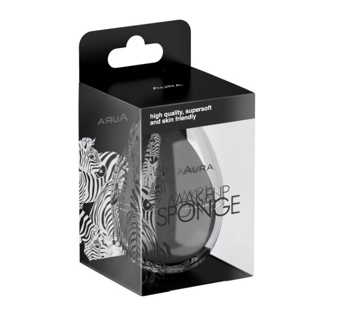 AURA Апликатор за грим 3D №626 Black,1 бр,