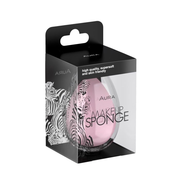 AURA Апликатор за грим 3D №628 Pink, 1бр.