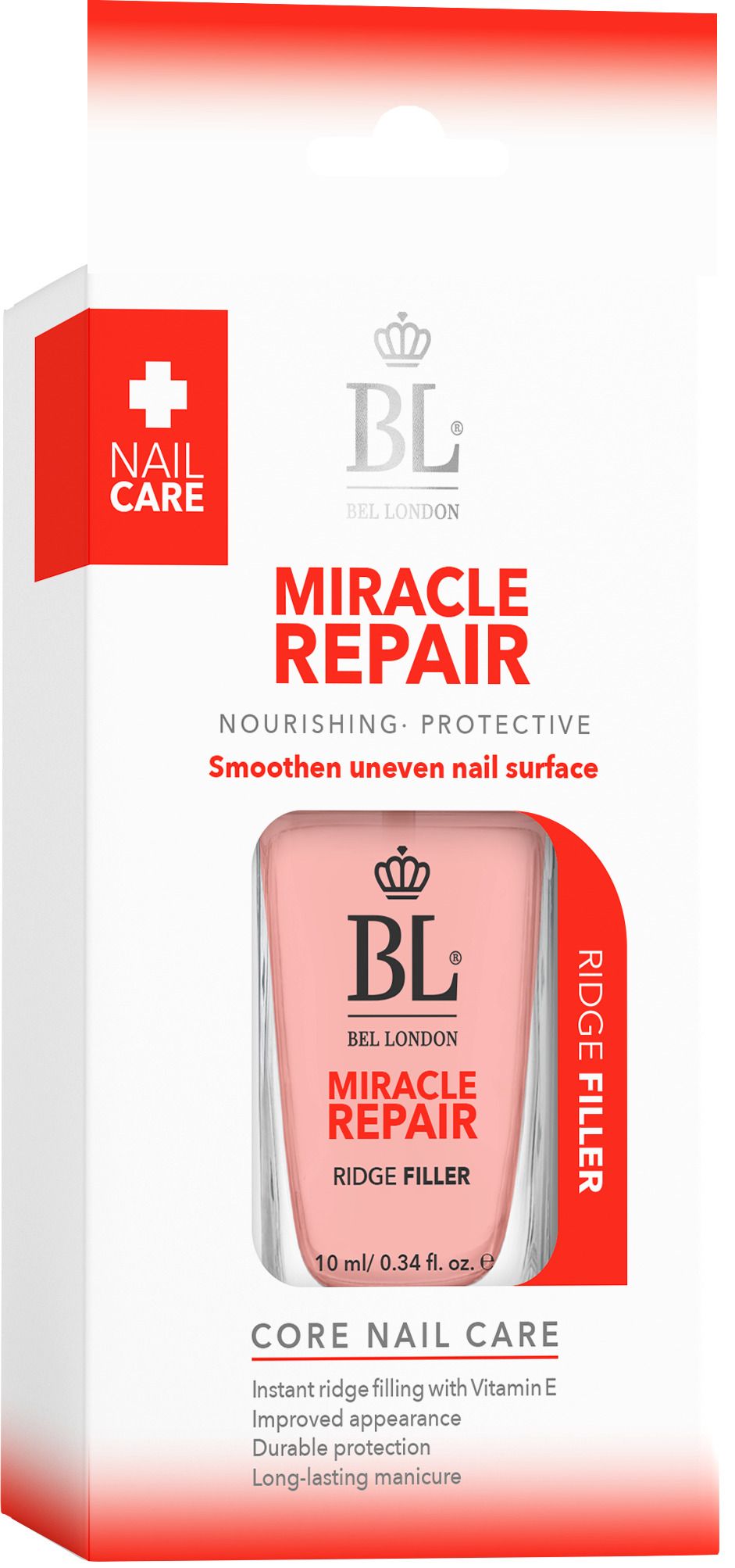 BEL LONDON MIRACLE REPAIR База за нокти изглаждаща, 1 бр.