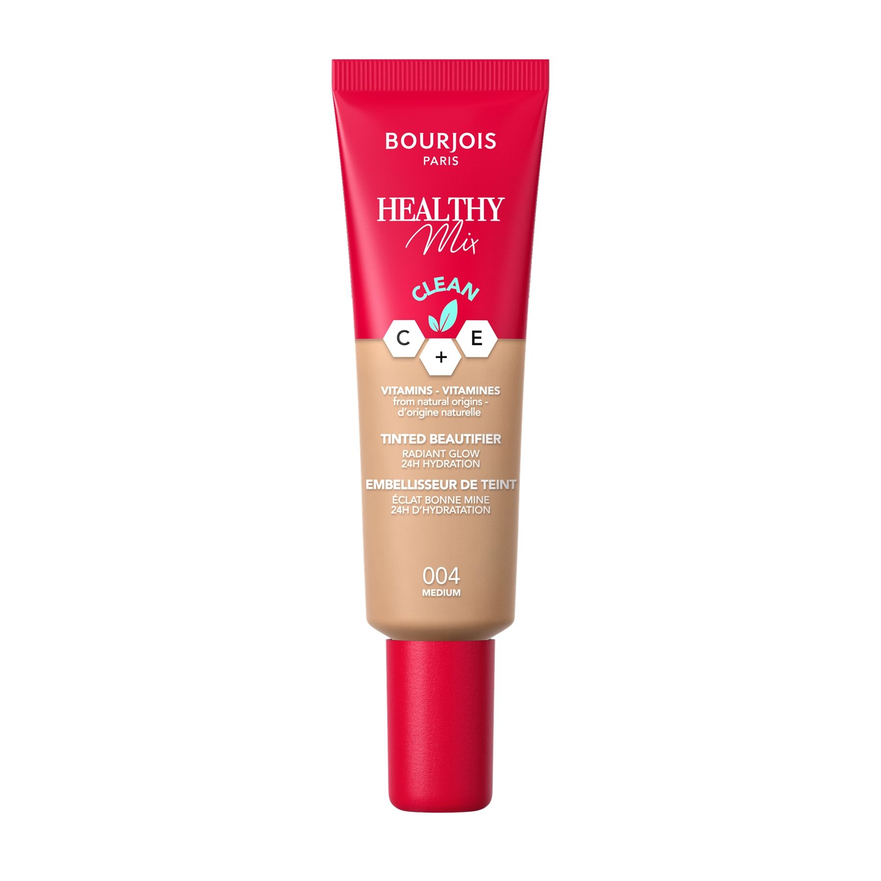 BOURJOIS HEALTHY MIX Tinted Beautifier Medium 004, 30 мл