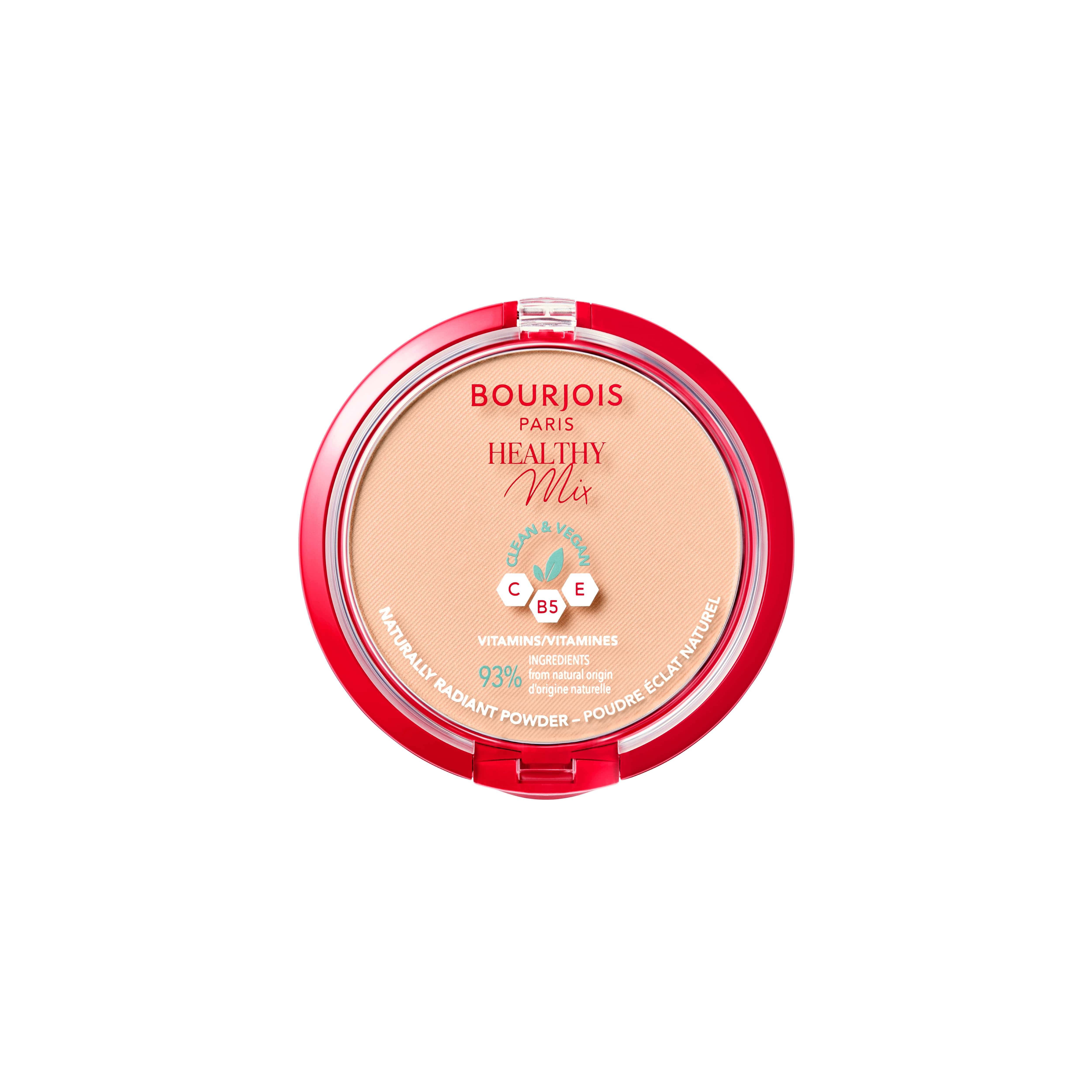 BOURJOIS HEALTHY MIX Компактна пудра №02 Light beige , 1 бр.
