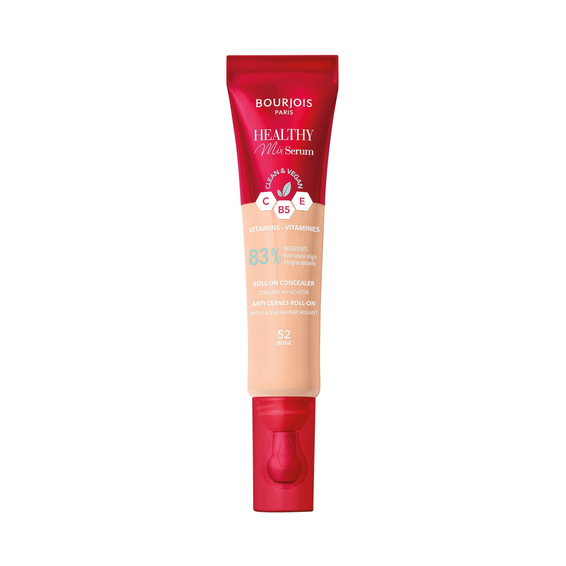 BOURJOIS HEALTHY MIX Коректор и околоочен крем 2 в 1, 52 Beige