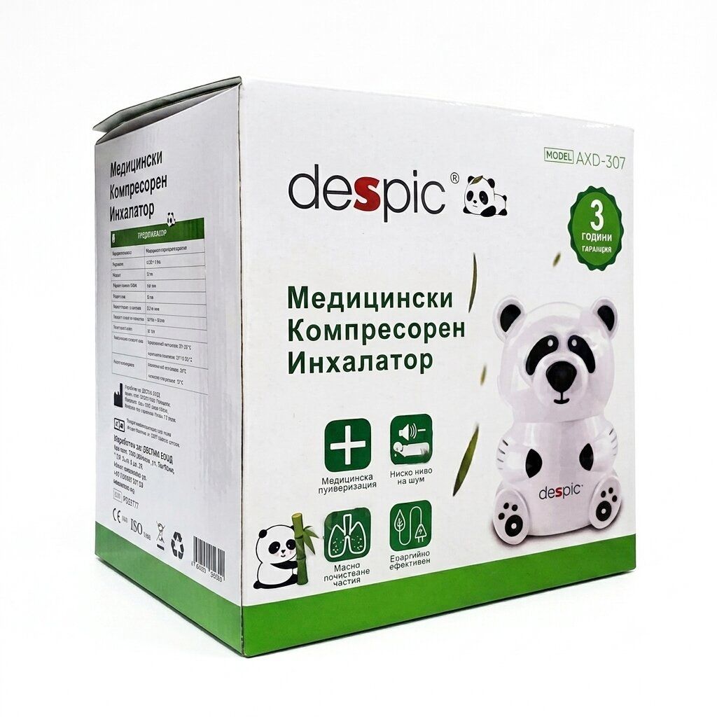 Despic AXD-307 Компресорен инхалатор панда