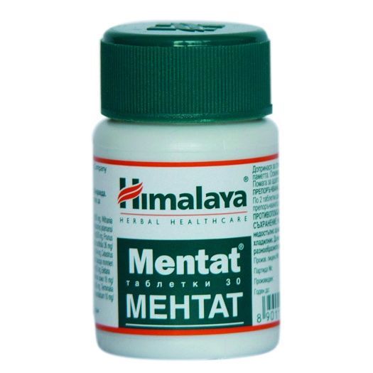 Himalaya Mentat Ментат Грижа за мозъчната дейност х 30 таблетки