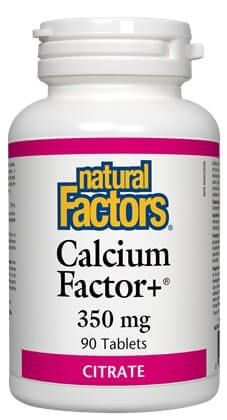 Natural Factors Calcium Factor+ Citrate Калций Фактор+ Цитрат 350 мг х 90 таблетки