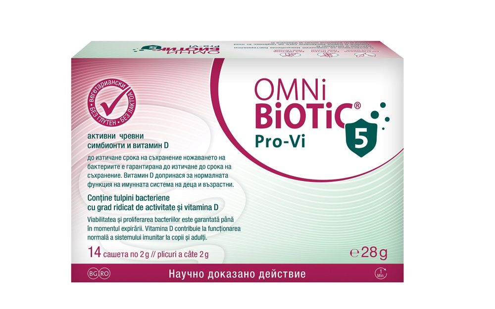 Omni Biotic Pro-Vi 5 Пробиотик за висок имунитет х14 сашета